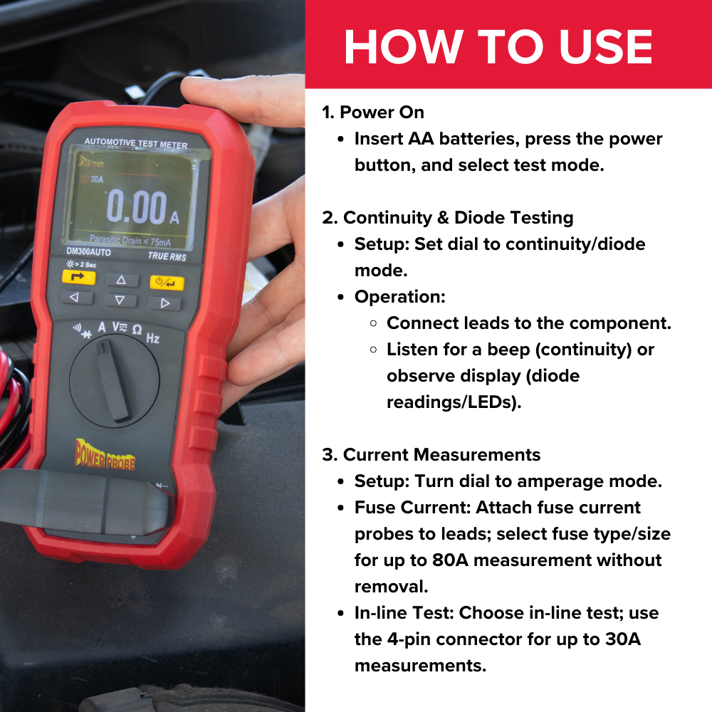 DM300AUTO - Digital Multimeter