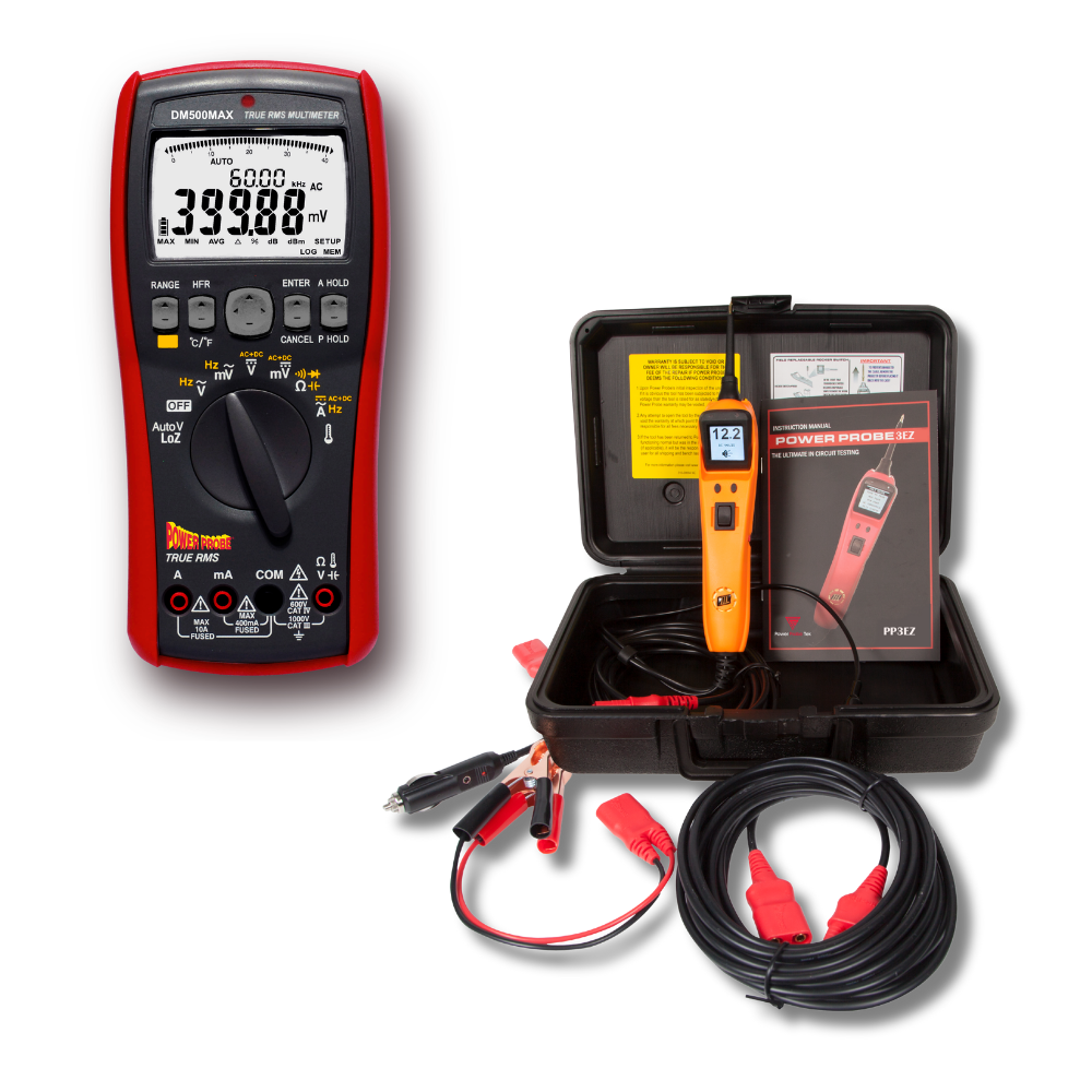 Power Probe DM500MAXCBINT and PP3EZORGAS Automotive Diagnostic Master Bundle (Sema Bundle)