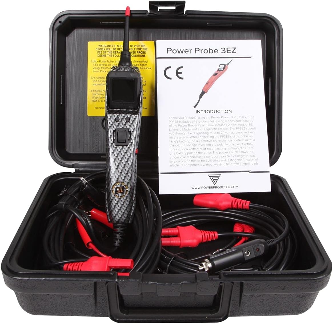 Power Probe PP3EZAS Circuit Tester Kit with learning and diagnostics mode for Easy Automotive Electrical and Component Testing for 12 to 24 volts Electrical Systems (Limited Edition Colors)