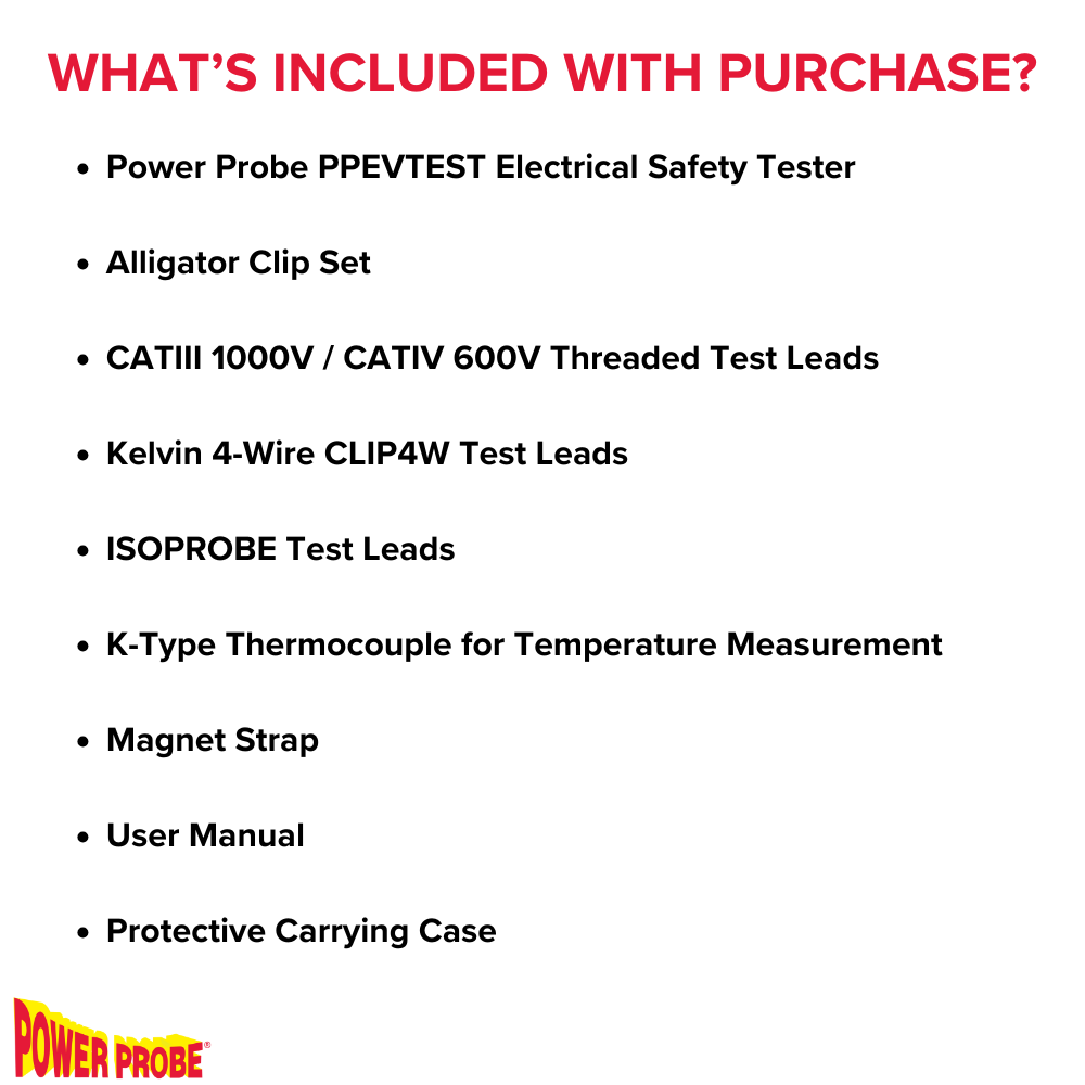 Power Probe PPEVTEST EV Tester - The Ultimate Multimeter for EV Repair & Maintenance