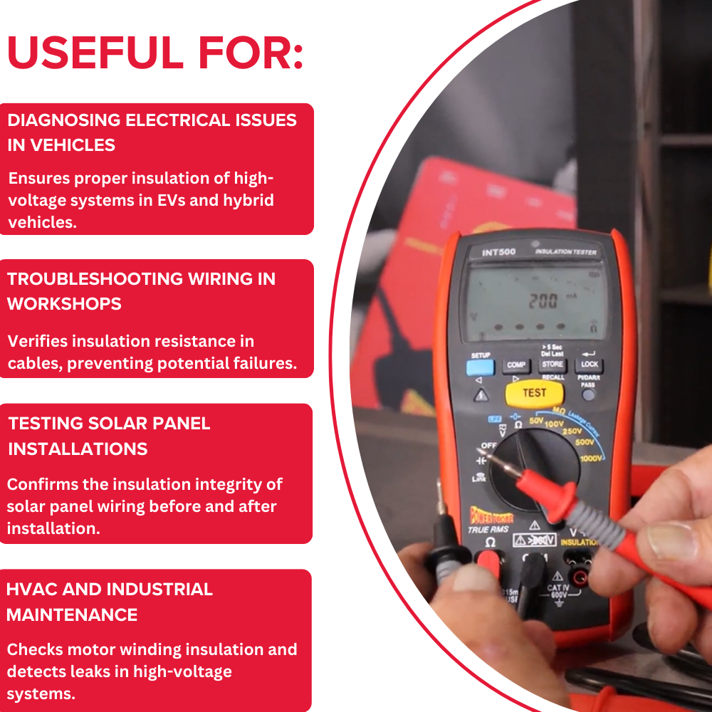 Power Probe INT500 Insulation Tester