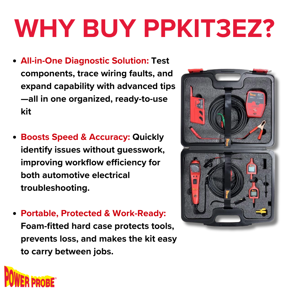 Power Probe PPKIT3EZ includes Power Probe 3EZ, ECT3000 and Tip Bundle