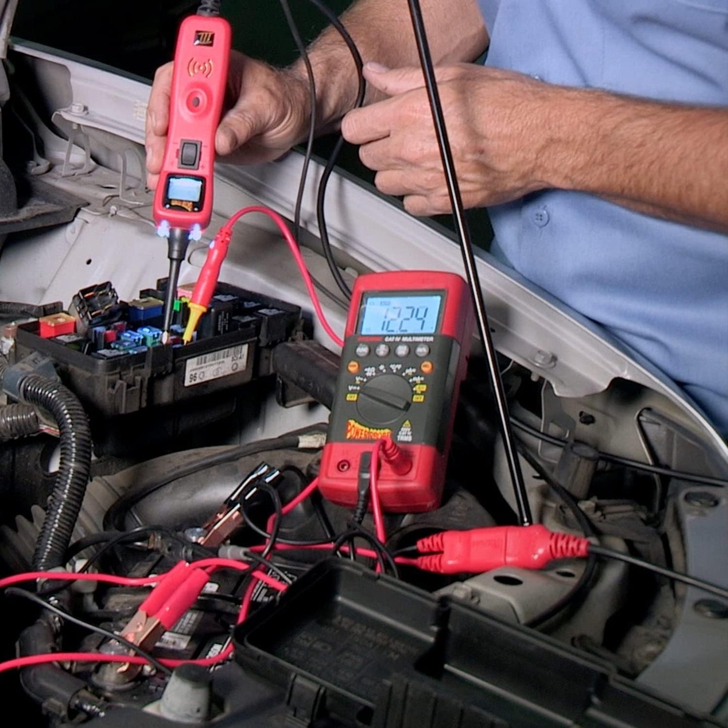 Power Probe III Electrical Kit with Modular LED Work Light Bundle