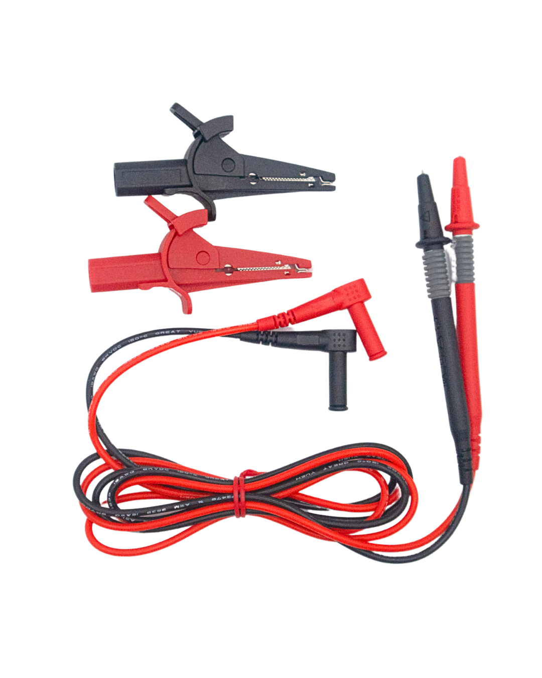 Power Probe PPTLEVTEST - Test leads w/ Threaded Tips & Alligator Clips for PPEVTEST