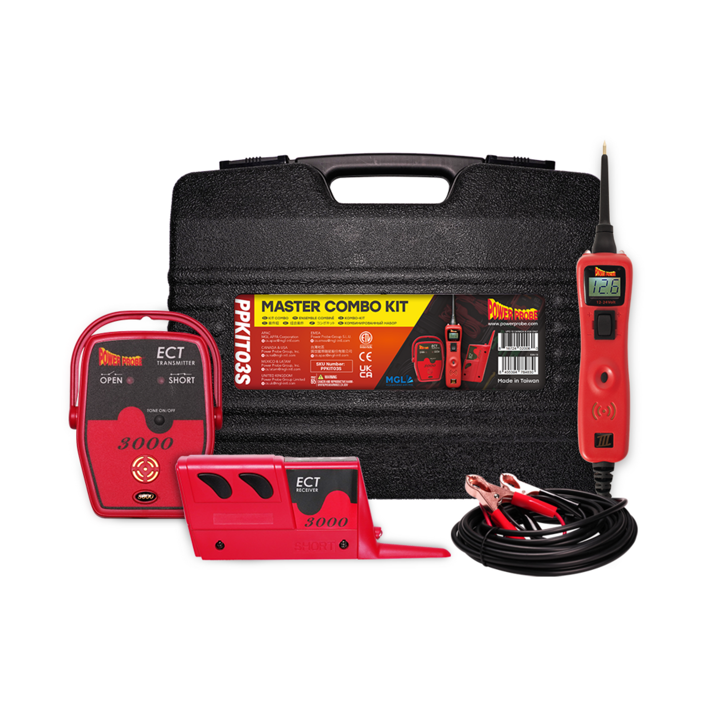 Power Probe PPKIT03S with PP3CSRED and ECT3000