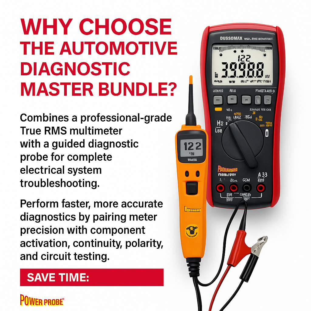 Power Probe DM500MAXCBINT and PP3EZORGAS Automotive Diagnostic Master Bundle (Sema Bundle)