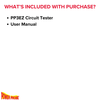 Power Probe PP3EZREDCS Circuit tester with learning and diagnostics mode for Easy Automotive Electrical and Component Testing for 12 to 24 volts Electrical Systems – Tool Only