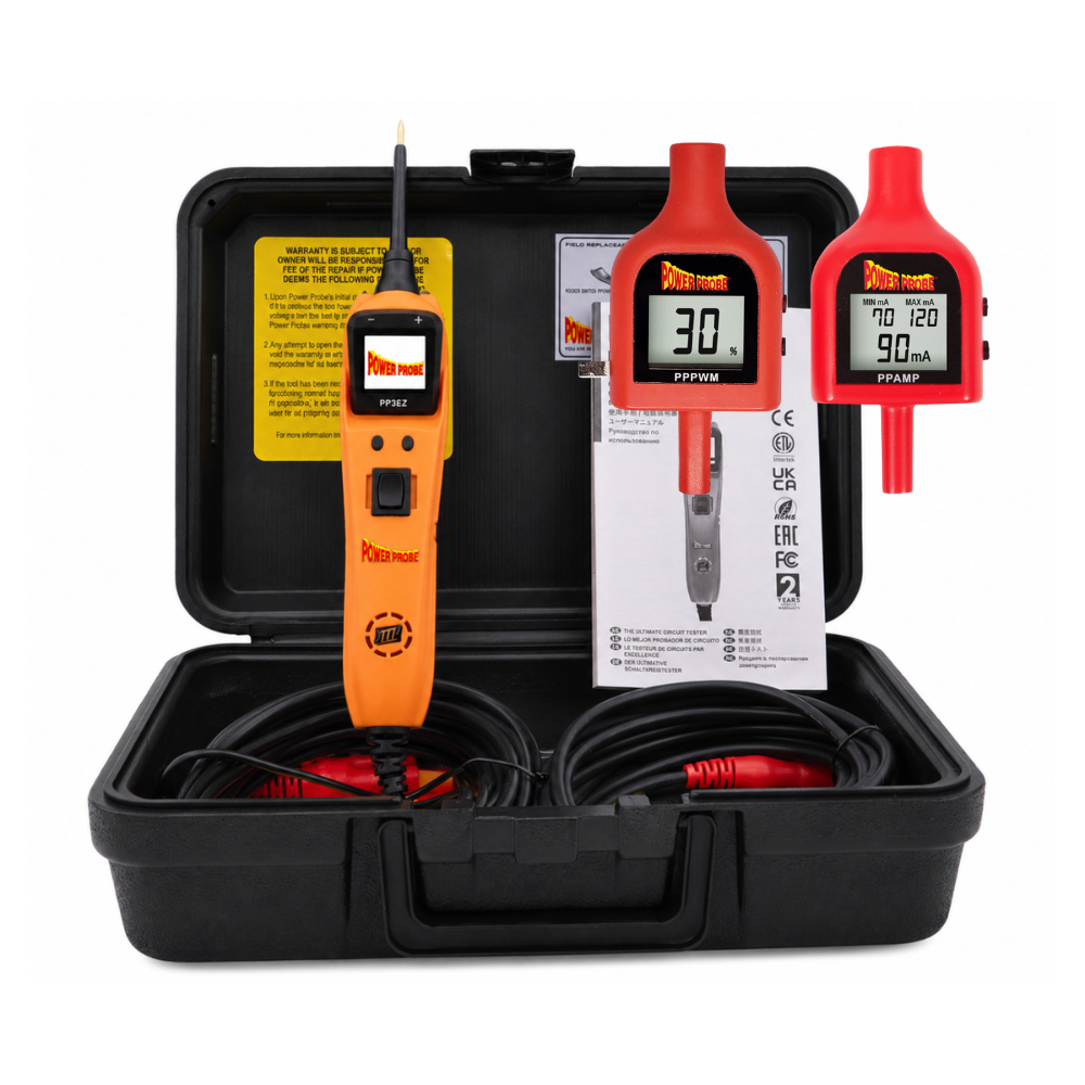 Power Probe 3EZ Circuit Tester Bundle with AMP & PWM Tips