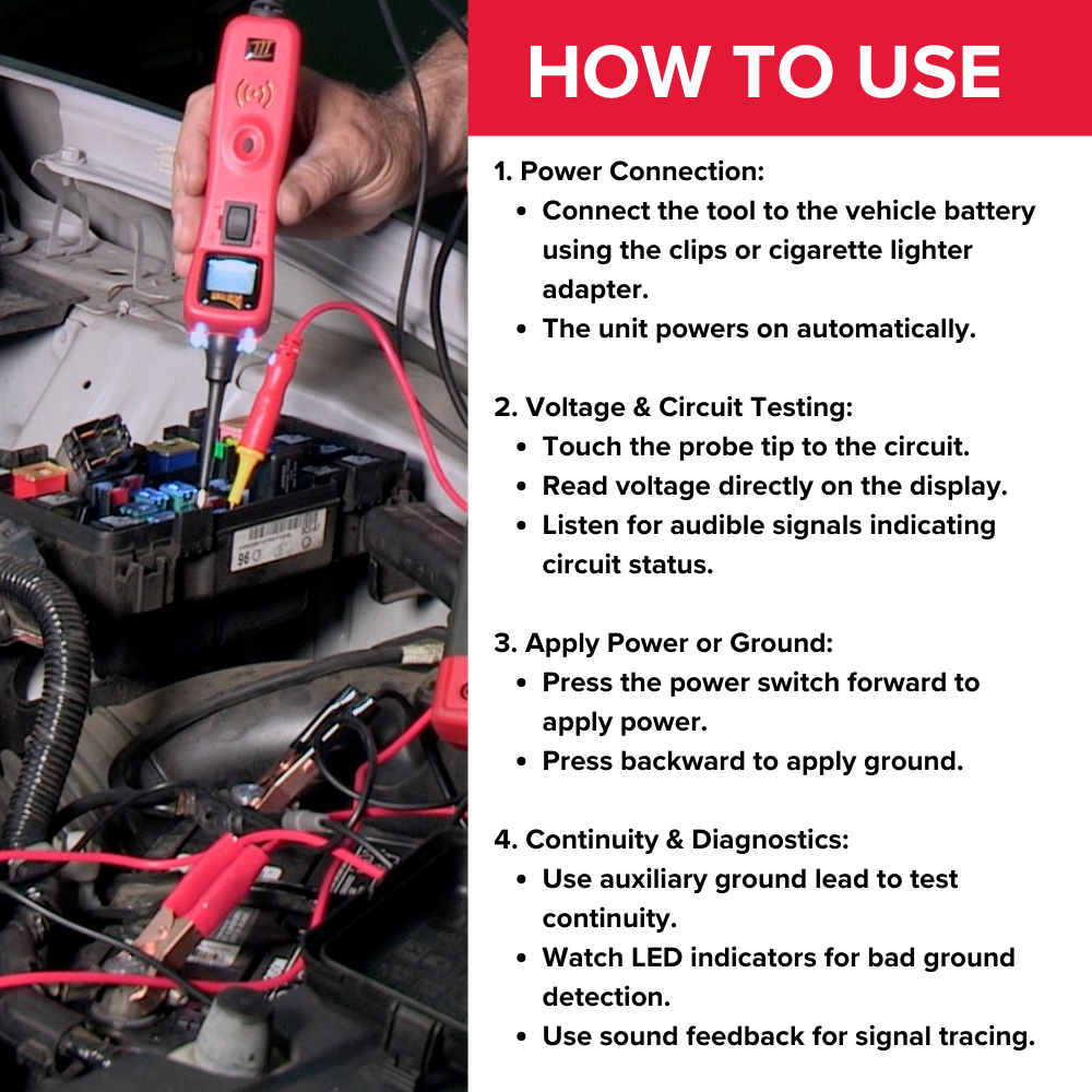 Power Probe PP3LS01 Circuit Tester with Test Leads