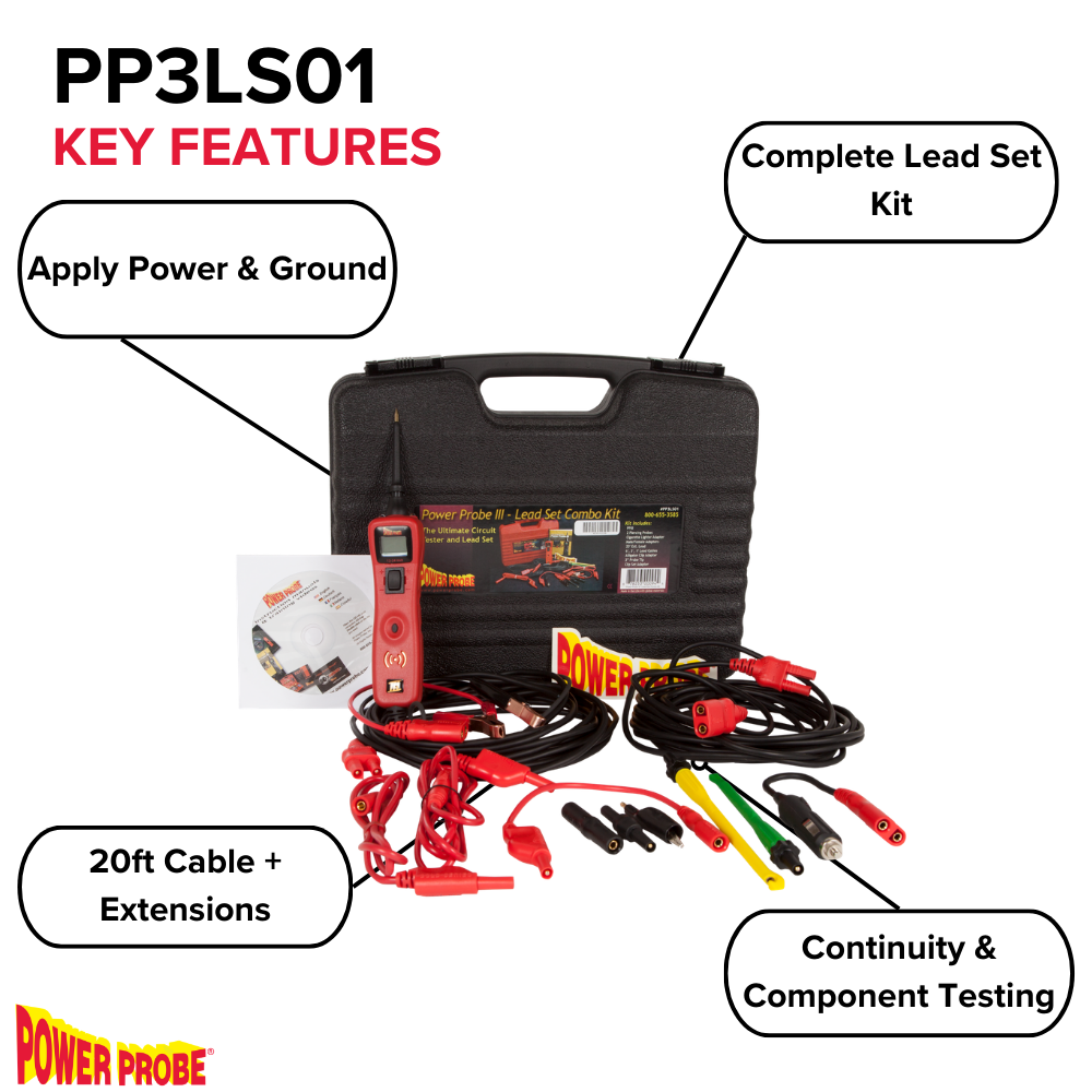 Power Probe PP3LS01 Circuit Tester with Test Leads