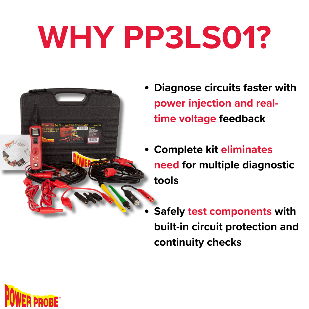 Power Probe PP3LS01 Circuit Tester with Test Leads