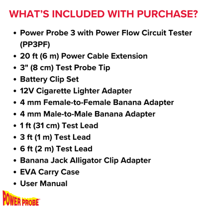 Power Probe 3 PowerFlow™ Diagnostic Lead Set Kit