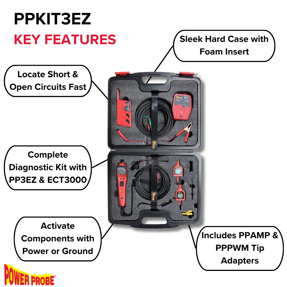Power Probe PPKIT3EZ includes Power Probe 3EZ, ECT3000 and Tip Bundle