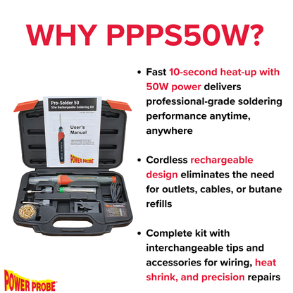 Power Probe PPPS50W Pro Solder Kit