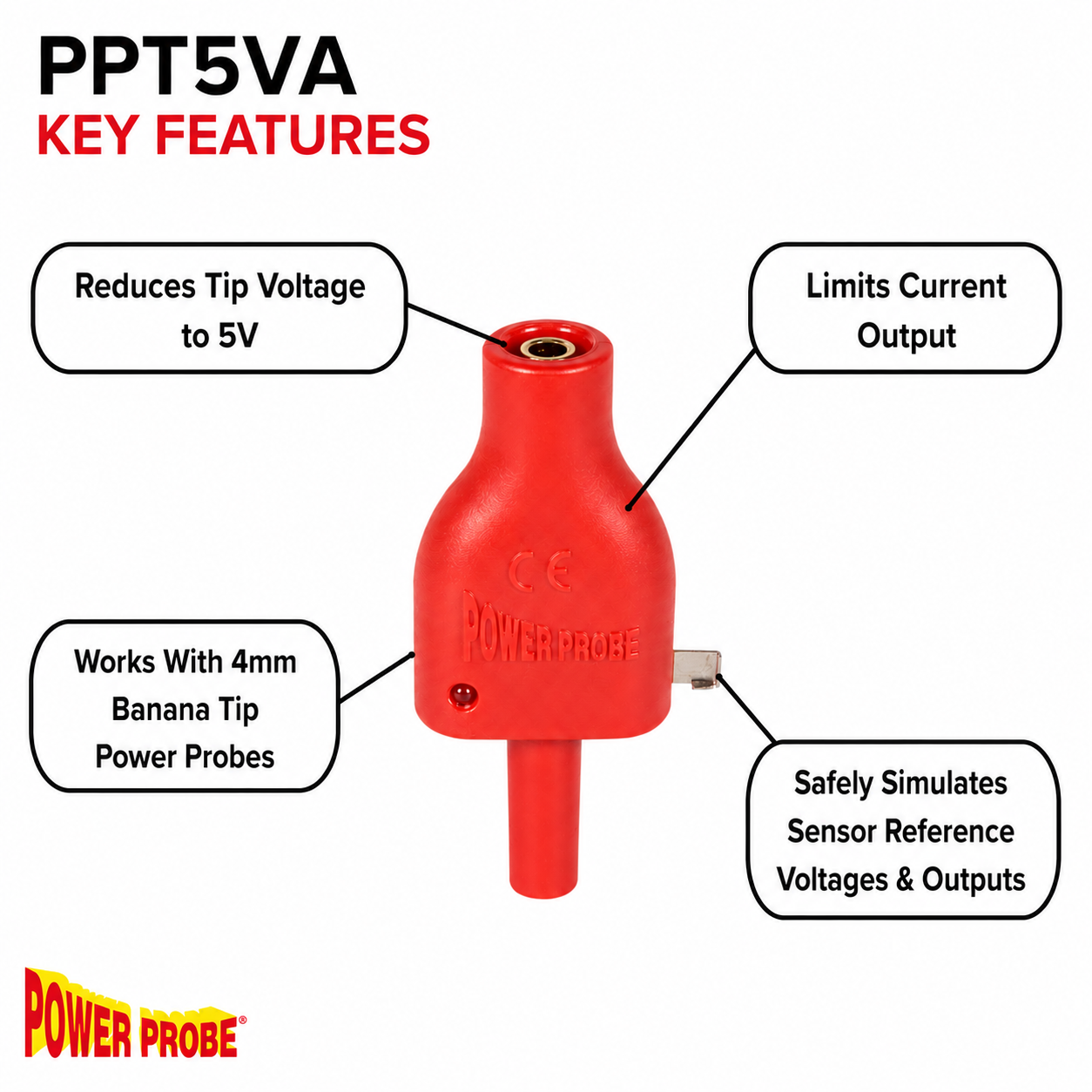 Power Probe PPT5VA 5-Volt Adapter