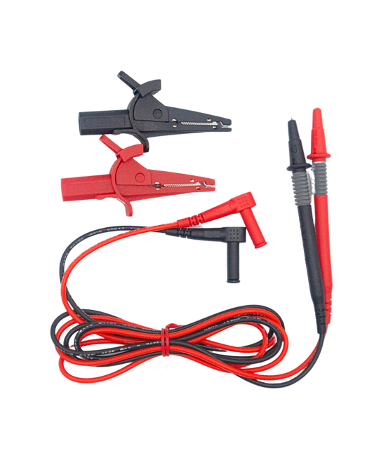 Power Probe PPTLEVTEST - Test leads w/ Threaded Tips & Alligator Clips for PPEVTEST