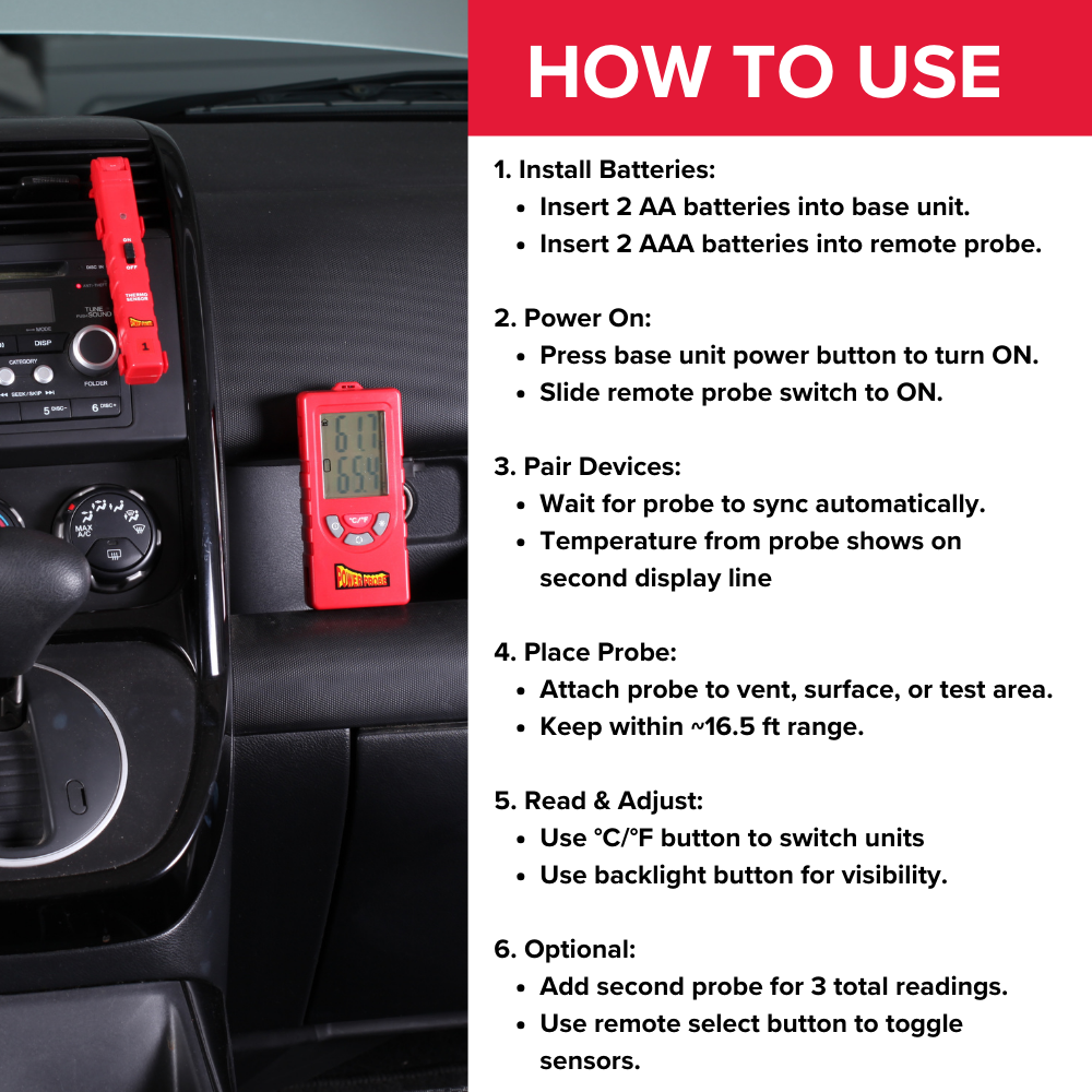 Power Probe TEMPKIT Wireless Thermometer