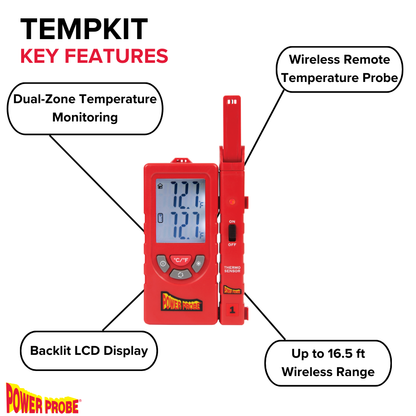 Power Probe TEMPKIT Wireless Thermometer