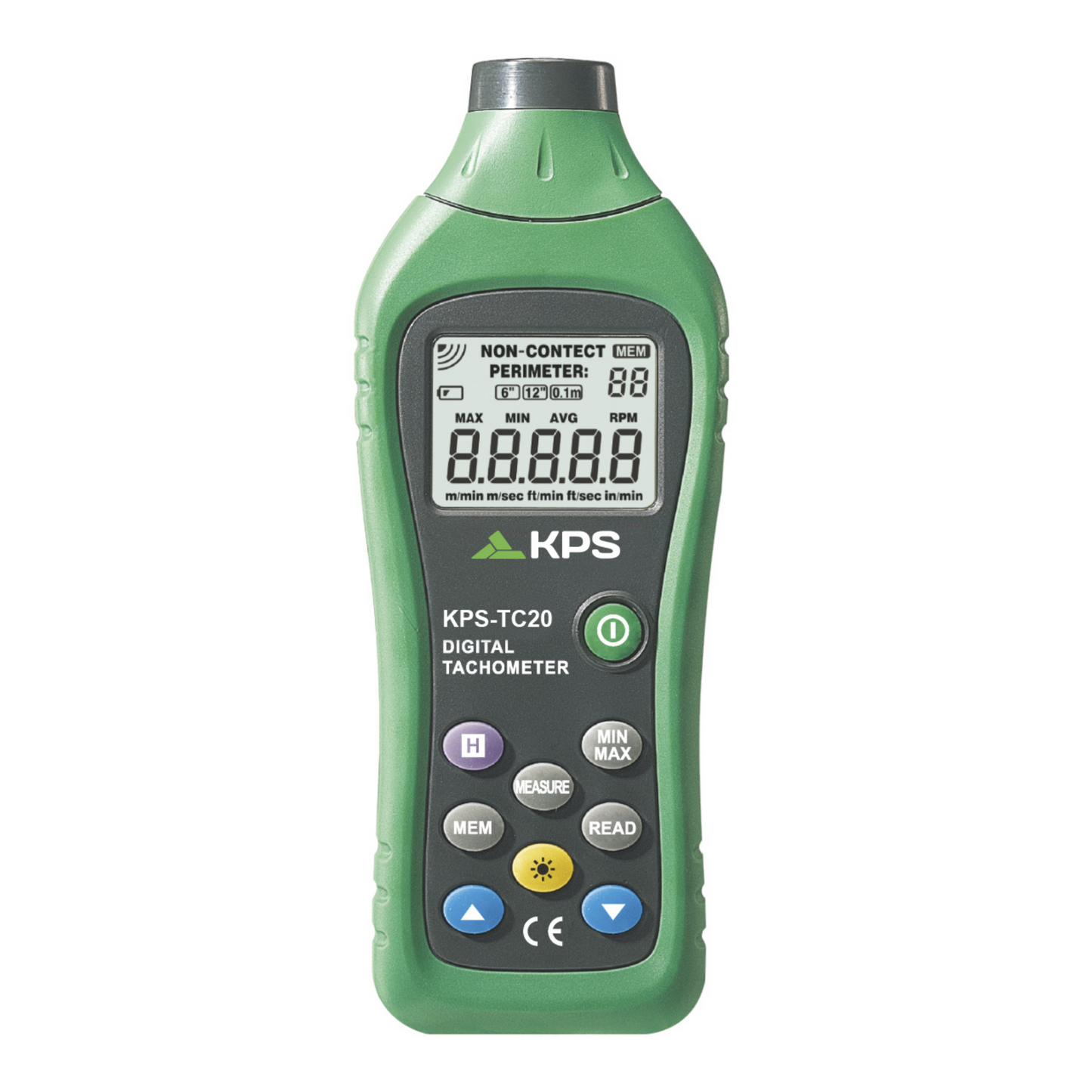 KPS TC10SS Contact-Type Digital Tachometer