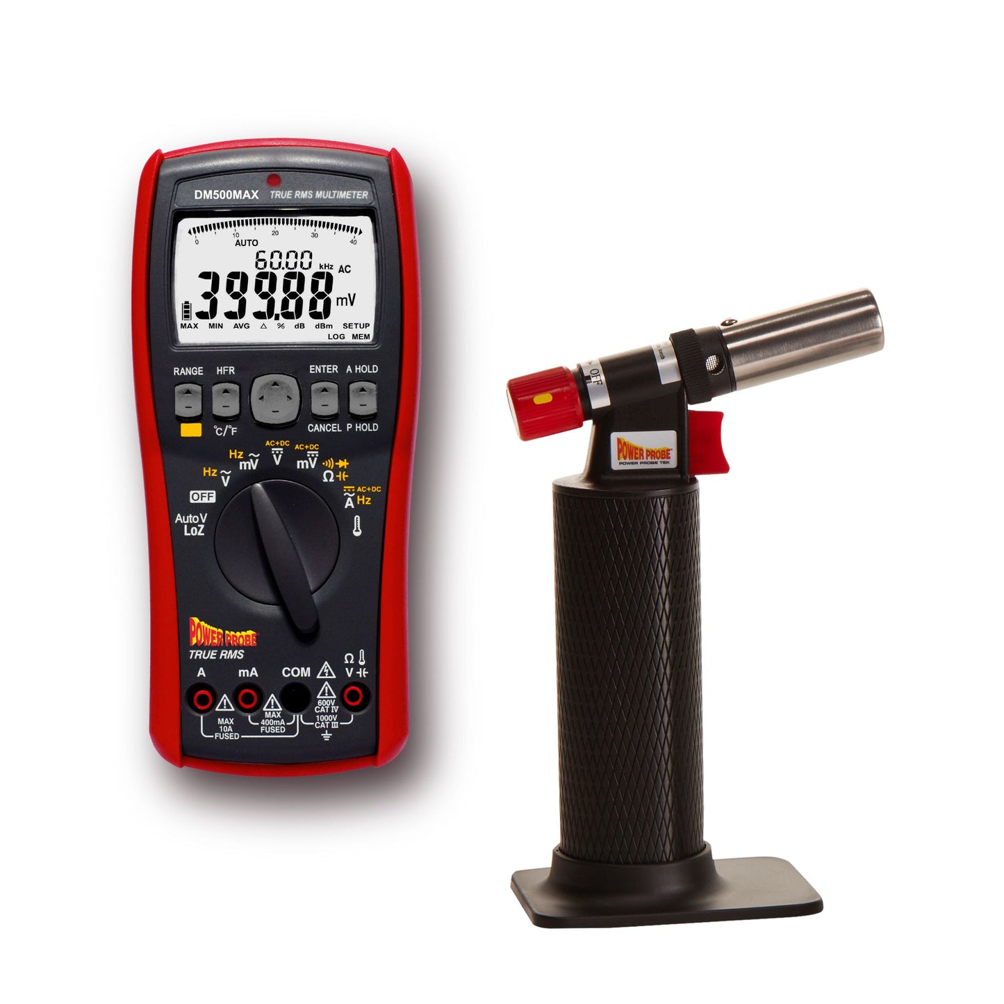 Power Probe PPDMM500MAX Multimeter and PPBT Butane Torch Kit