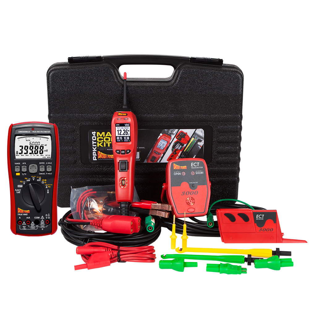 Power Probe PPKIT04 with Power Probe 4 and ECT3000 & PPDMM500MAX Automotive Multimeter (Bundle)