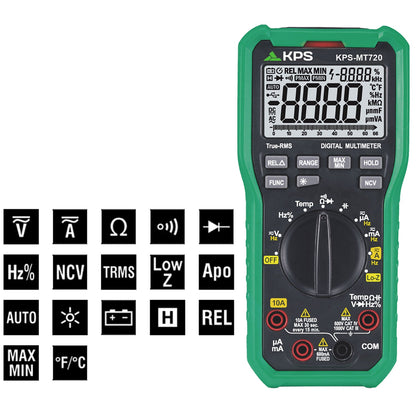 KPS MT720 TRMS Low-Impedance Digital Multimeter