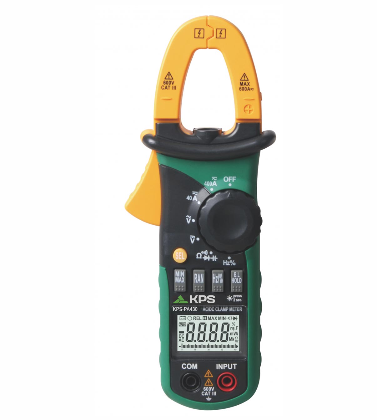 KPS PA430 MINI Digital Clamp Meter for AC/DC Voltage and Current