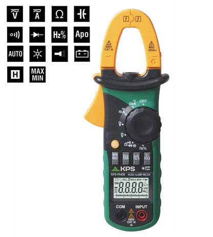 KPS PA430 MINI Digital Clamp Meter for AC/DC Voltage and Current